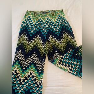 Coco Bianco Multicolor Flared Pants